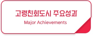 고령친화도시 주요성과