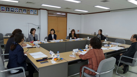 강원도  여성결혼이민자 취업증진 방안 연구 착수보고 회의(4.1)